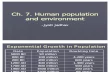 Chapter 7[1]. Human Population and the Environment