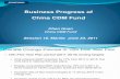 Huan Chen - Progress of China CDM Fund