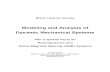 Modelling_and_Analysis of Dinamic Mechanical Systems