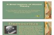 History of Atomic Theory Power Point