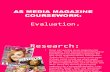 As Media Magazine Course Work Evaluation