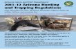 Arizona Hunting & Trapping Regulations 2011-12