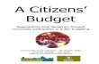 A Citizens' Budget: Regenerating local democracy through community participation in public budgeting