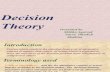 Decsion Theory