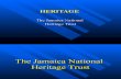 The Jamaica National  Heritage Trust