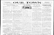 Our Town October 31, 1918