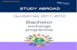 Study Abroad Guidelines Bachelor Exchange