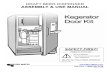 Kegerator Door Kit-use Manual