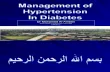 Management of HTN in DM