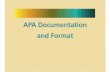 Apa Documentation & Formatting Guidelines (for Writing Research Papers)