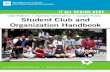 Student Club and Organization Handbook