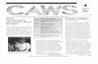 Nov 2005 CAWS Newsletter Madison Audubon Society