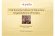 Civil Society Culture in Voluntary Organizations of Turkey