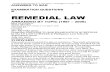 Remedial Law Suggested Answers (1997-2006), Word