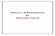 Alice's Adventures in Wonderland (Preview)