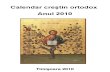 Calendar Crestin Ortodox - Anul 2010