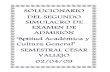 SOLUCIONARIO DEL SEGUNDO SIMULACRO DE EXAMEN DE ADMISION DE APTITUD ACADEMICA Y CULTURA GENERAL(02-04-09)- SEMESTRAL CÉSAR VALLEJO