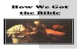How We Got the Bible Workbook 8.5x11