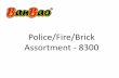 BanBao Police/Fire/Brick assortment 8300