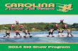2014 Carolina Show Ski Team Souvenir Program Book