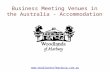 Business meeting venues in the australia accommodation