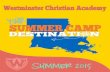 Westminster Christian Academy 2015 Summer Camps