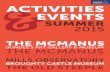 Activities & Events - Summer 2015