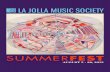 La Jolla Music Society SummerFest 2015 Subscription Brochure