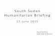 IOM Donor briefing 17 June South Sudan