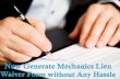 Now generate mechanics lien waiver form without any hassle