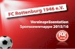 Sponsorenmappe FC Rottenburg