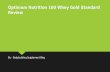 Optimum nutrition 100 whey gold standard review