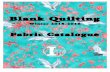 Blank Quilting Winter 2015-2016 Fabric Catalogue