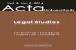 Legal Studies Vol. 3, No. 2, 2014