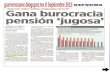 Gana burocracia pensión 'jugosa'| Pensiones ahogan a instituciones públicas