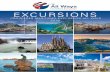 Excursions croisières maritimes exclusives All Ways 2016