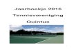 Jaarboekje quintus tennis 2016