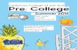 CCA Pre-College Program 2016 Brochure