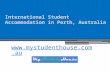 International Student Accommodation in Perth, Australia