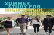 Undergraduate Summer Study 2016