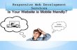 Responsive web designing services bangalore