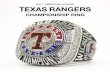 2011 Texas rangers AL championship ring