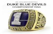 1992 Duke blue devils NCAA men's basketball national championship ring