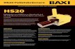 BAXI/HS Perifal - Produktblad HS20 pelletsbrännare