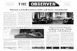 Print Edition of The Observer for Wednesday, April 6, 2016