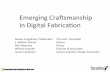 Emerging Craftsmanship in Digital Fabrication - Hauke Jungjohann (Thornton Tomasetti). Facades+ NYC