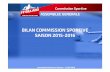 Rapport commission sportive lbcvl 2015 2016