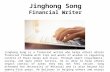 Jinghong Song Financial Writer