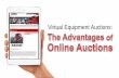 Virtual Equipment Auctions: The advantages of online auctions