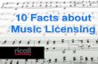 10 Facts about Music Licensing